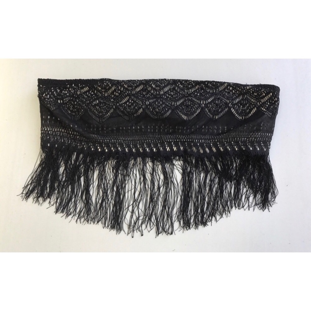 Lace and Fringe Bandeau